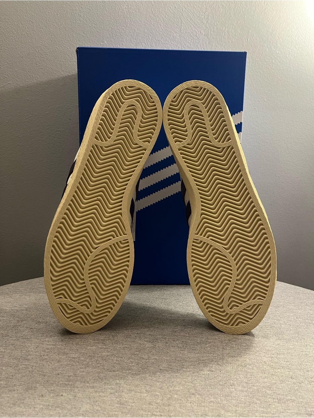 Adidas Jabbar Half Shell OG White Violet Warm Vanilla Mens Shoe Size 11 JQ9595 - Picture 6 of 12